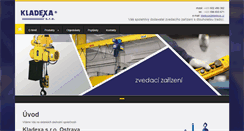 Desktop Screenshot of kladexa.cz